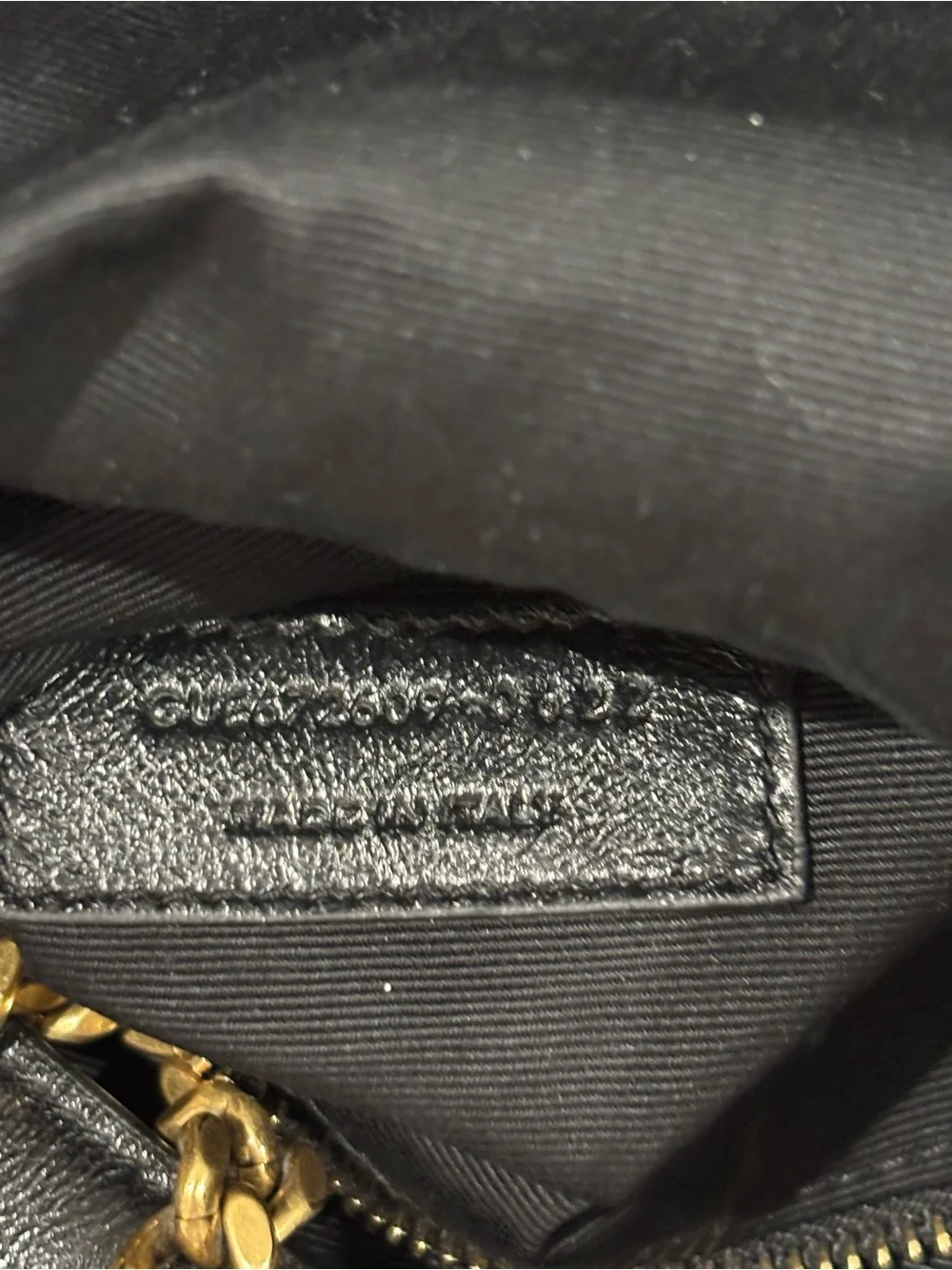 Saint Laurent Black Quilted Leather Backpack with Gold YSL Logo